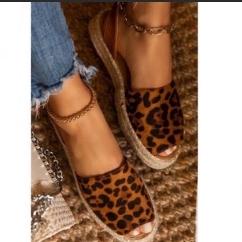 Last pair ⭐️New Peep Toe Slingback Espadrilles